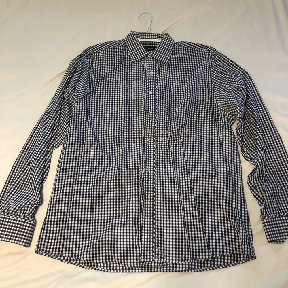 BLACK & WHITE GRID SHIRT